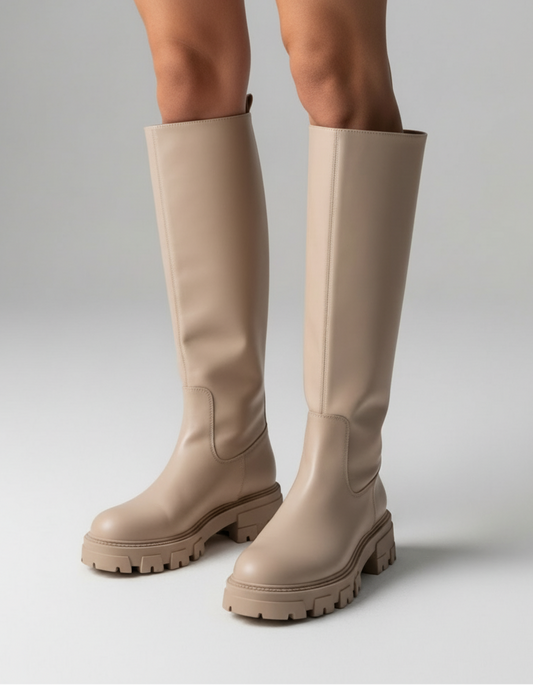 RAQUEL | Botas Altas Beige